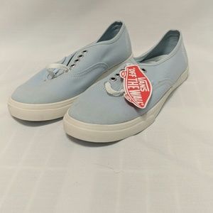 Pastel Light Blue Vans sz 6